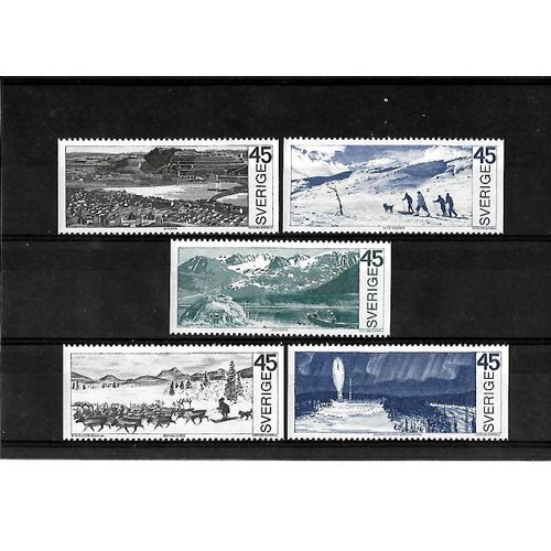 Suède - Du N°657 Au N°661 -Lot De 5 Timbres Neufs**-Gomme Intacte- 1 Er Choix