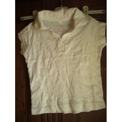 Polo Blanc Taille 6ans Marque Kids