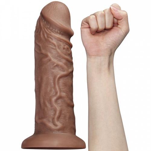 Gode Realiste Gode Chubby Dildo 23 X 6.5 Cm Marron Love Toy