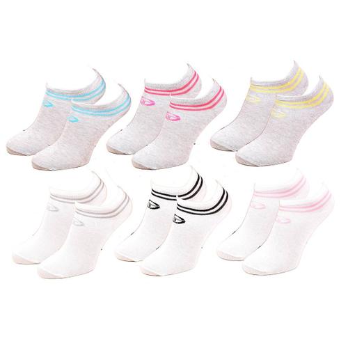 Chaussettes Enfant Sergio Tacchini Socquettes En Coton Majoritaire Pack De 6 Paires Socquettes Fille