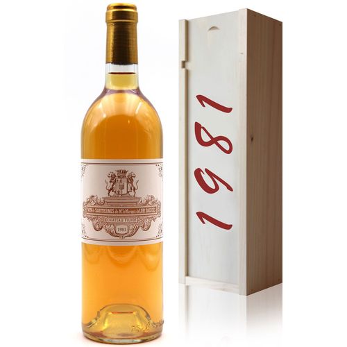 Coffret Château Filhot 1981 Blanc 75cl Aoc Sauternes