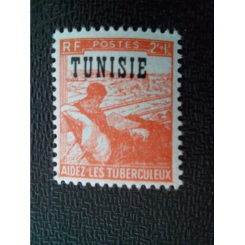 Timbre Tunisie Yt 299 Aidez La Tuberculose 1945 ( 10504 )