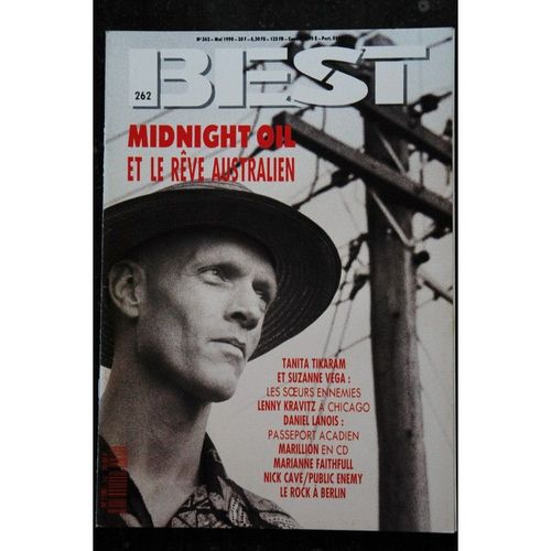 Best 262 Mai 1990 Midnight Oil Tanita Tikaram Suzanne Vega Kravitz Lanois Marillion Faithfull Nick Cave Public Enemy