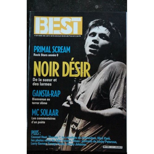 Best 307 Mars 1994 Cover Noir Desir Primal Scream Gansta-Rap Mc Solaar Canned Heat Lennon