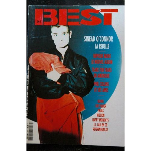 Best 261 Avril 1990 Cover Sinead O'connor Depeche Mode Tears For Fears Phil Collins Bowie Chet Baker Thugs Mission