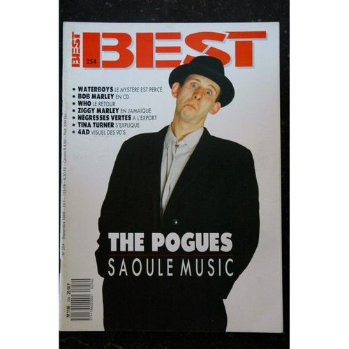 Best 254 Septembre 1989 The Pogues Waterbot's Bob Marley Who Ziggy Marley Negresses Vertes Tina Turner