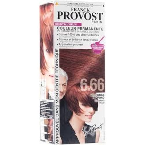 Coloration Permanente 6.66 Rouge Intense 