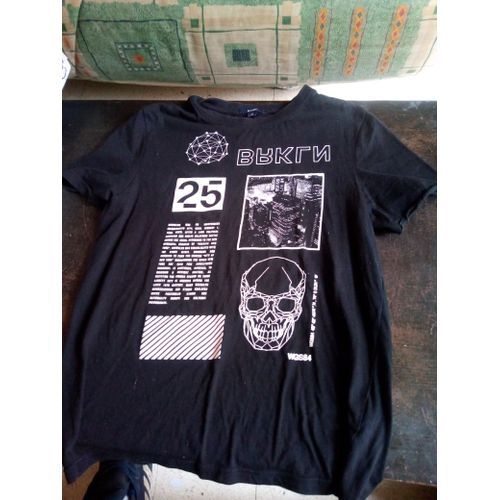 T-Shirt Kiabi Noir 14 Ans