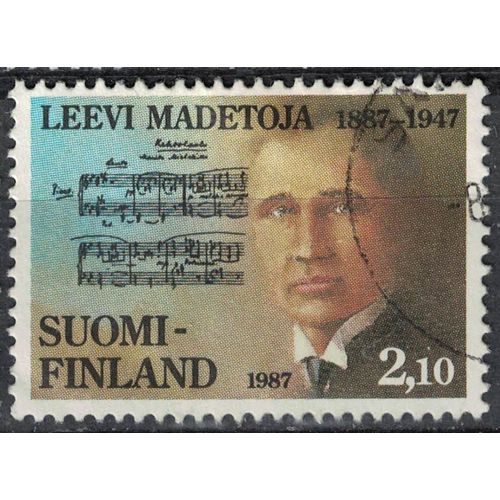 Finlande 1987 Oblitéré Used Centenaire De La Naissance Du Compositeur Leevi Madetoja Su