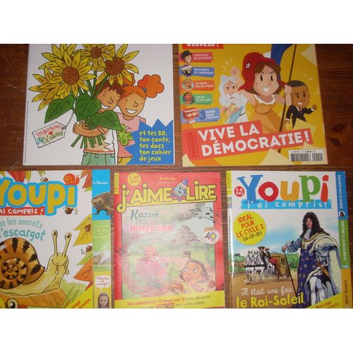 Lot De 5 Revues Pour Enfant 5/7/8/10 Ans
