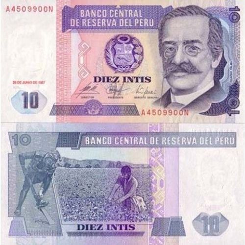10 Intis (Pérou)