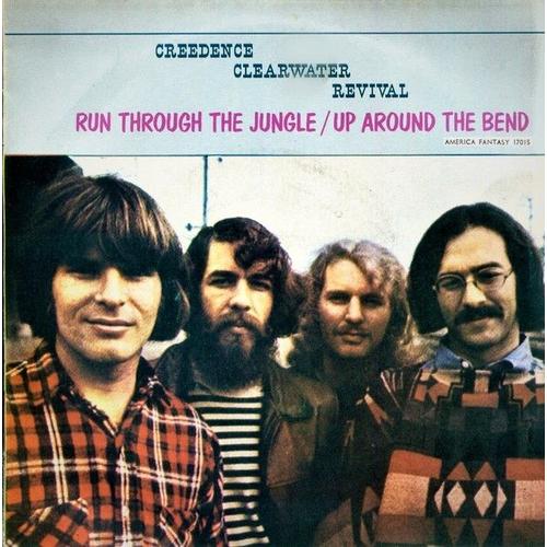 Run Through The Jungle - Up Around The Bend (French Press 1970 - Blue Paper Label)