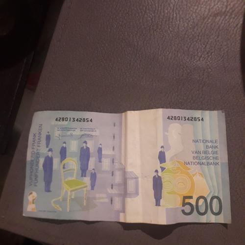 Billet Belge 500 Franc