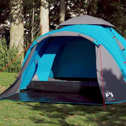 Vidaxl Tente De Camping À Dôme 3 Personnes Bleu Libération Rapide
