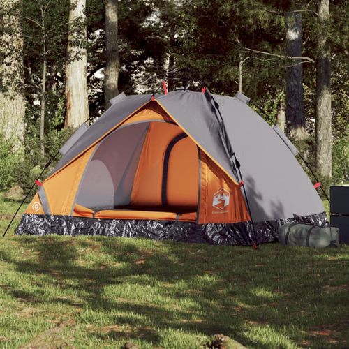Vidaxl Tente De Camping À Dôme 3 Personnes Libération Rapide