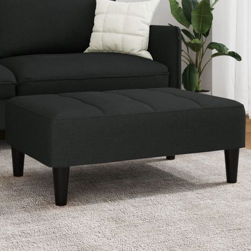Vidaxl Repose-Pied Noir 77x55x31 Cm Velours