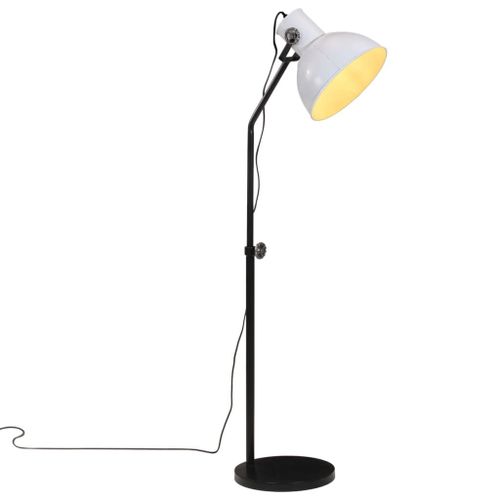 Vidaxl Lampadaire 25 W Blanc 30x30x90-150 Cm E27