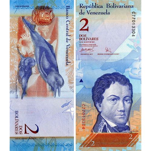 2 Bolivares (Vénézuela)