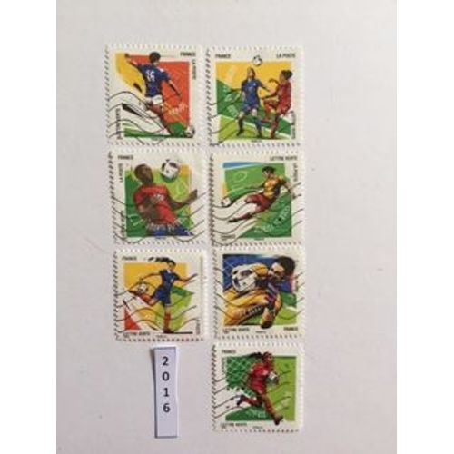 Lot De 7 Timbres Oblitérés