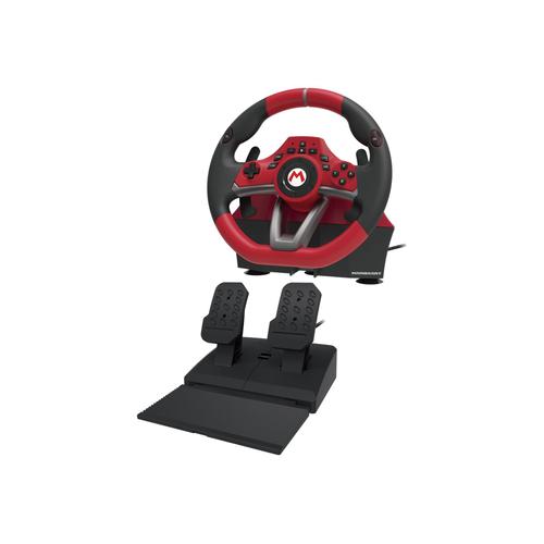 Hori Mario Kart Racing Wheel Pro Deluxe - Ensemble Volant Et Pédales - Filaire - Pour Nintendo Switch