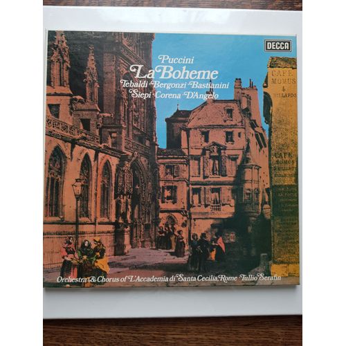 Giacomo Puccini La Bohème Coffret 2 Disques + Livret 32 Pages