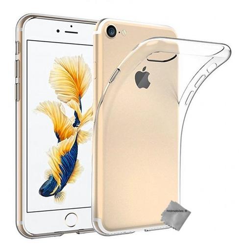 Housse Coque Silicone Gel Fine Apple Iphone Se (2020) + Film Ecran - Transparent Tpu