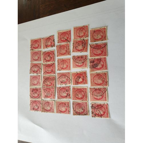 Timbre N° 676 1f. Rose-Rouge