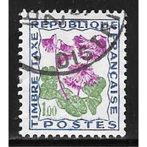 Timbre Taxe Oblitéré,N°102,Année 1964.