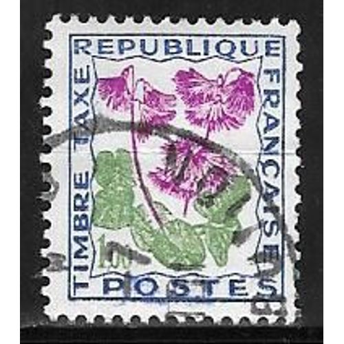 Timbre Taxe Oblitéré,N°102,Année 1964.