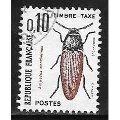 Timbre Taxe Oblitéré,N°103,Année 1982.