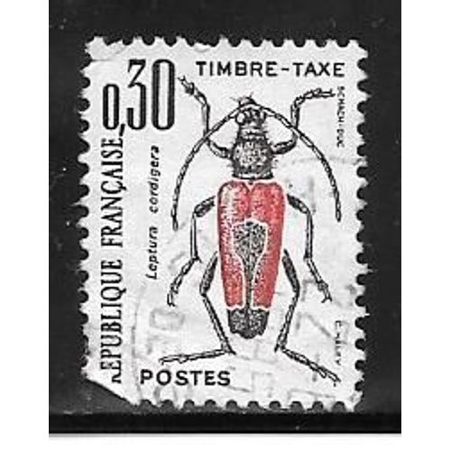 Timbre Taxe Oblitéré,N°109,Année 1983.