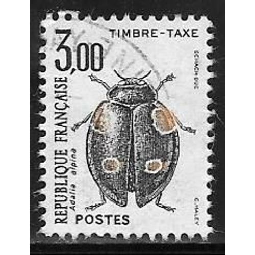 Timbre Taxe Oblitéré,N°111,Année 1983.