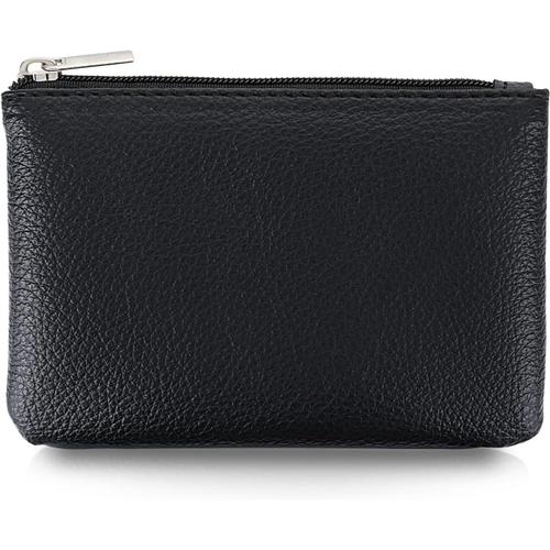 Mini Porte-Monnaie pour Femme, Petit Portefeuille pour Femme, Mini Porte-Monnaie pour Sacs à Monnaie, Sac de Rangement pour Pièces de Monnaie en Vrac (Black)