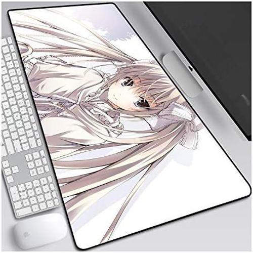 Girl Gift Tapis De Souris 700X300Mm, Clavier Étendu Tapis De Souris Professionnel De Jeu Mousepad avec Base De 3 Mm D'Épaisseur, pour Ordinateurs Portables, Pc,B