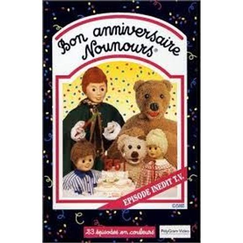 Bon Anniversaire Nounours - Bonne Nuit Les Petits - Nicolas, Pimprenelle - Michel Manini - Claude Laydu - 23 Épisodes Couleurs - Vhs - K7 - Videocassette 1h15 - Polygram Video 1997