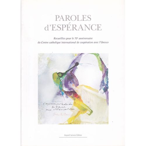 Paroles D'espérance