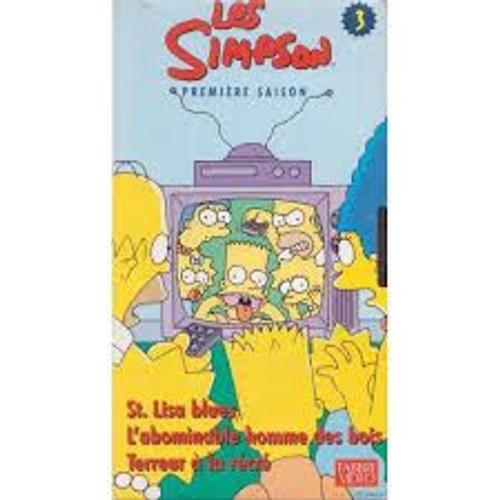 Les Simpson N°3 Première Saison : St Lisa Blues, L'abominable Homme Des Bois, Terreur À La Récré - Fabbri Video 2001 - K7 - Vhs - Videocassette