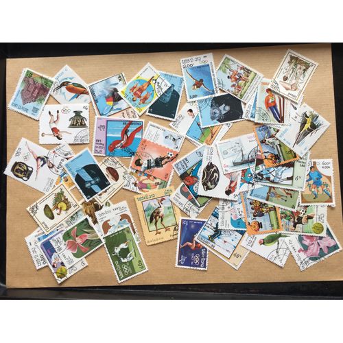 Laos - 50 Timbres Différents - Rl 170