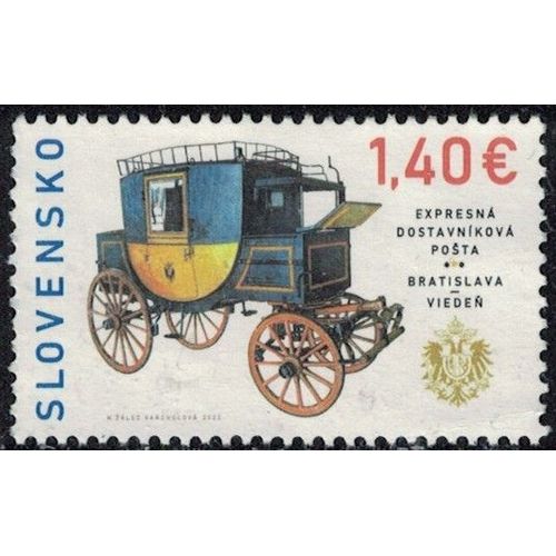 Slovaquie 2023 Used Service De Diligence Express Bratislava Vienne Y&t Sk 881 Su