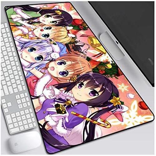 Office Gifts Tapis De Souris 700X300Mm, Clavier Étendu Tapis De Souris Professionnel De Jeu Mousepad avec Base De 3 Mm D'Épaisseur, pour Ordinateurs Portables, Pc,D