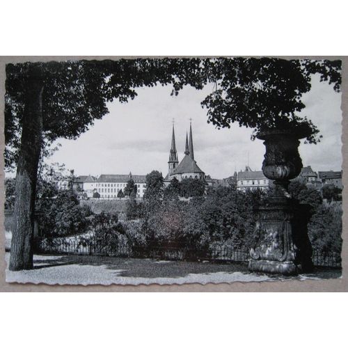 Luxembourg. La Cathédrale. 1958. Duchesse Charlotte 1,5fr - Y&t 419. Flamme. Walcourt