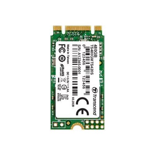 Transcend 420S - SSD - 480 Go - interne - M.2 2242 - SATA 6Gb/s