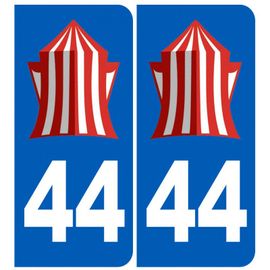 Immatriculation 44 La Baule - Sticker/Autocollant