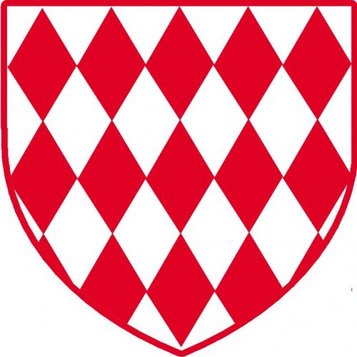 Blason Monégasque Des Grimaldi - 20cm - Sticker/Autocollant