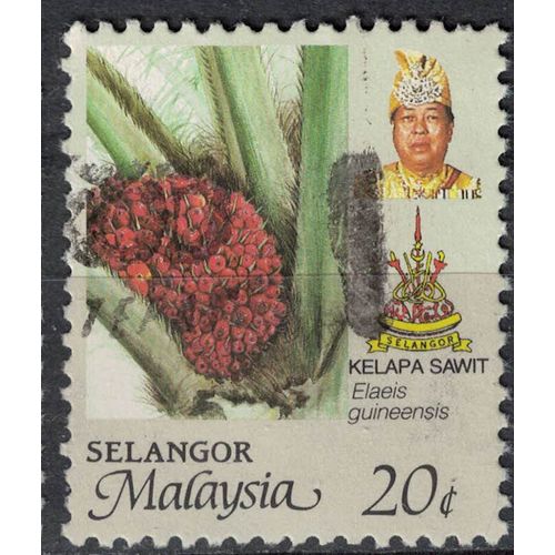 Malaisie Oblitéré Used Selangor Plante Kelapa Sawit Elaeis Guineensis Su