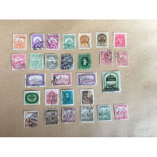 Hongrie - 28 Timbres Différents - Début De Collection - Rl 202