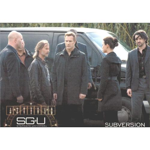 Trading Card Sgu Stargate Universe Robert Carlyle Mike Dopud Rhona Mitra