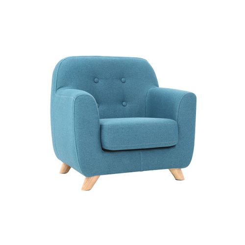 Fauteuil Enfant Scandinave Bleu Canard Norkid