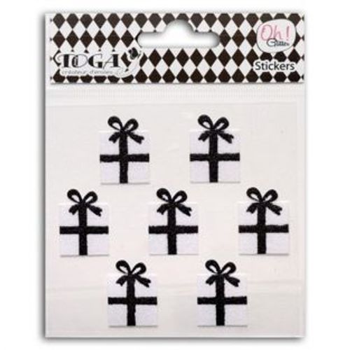 Planche Stickers Autocollants Paquet Cadeau Pour Scrapbooking, Carterie, Décoration...