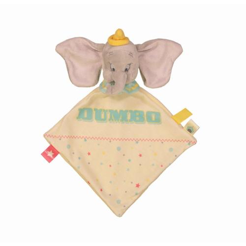Doudou Elephant Dumbo Gris Jaune Bleu Peluche Jouet Bebe Disney Baby Comforter Blankie Cute Head Soft Toys Dumbo